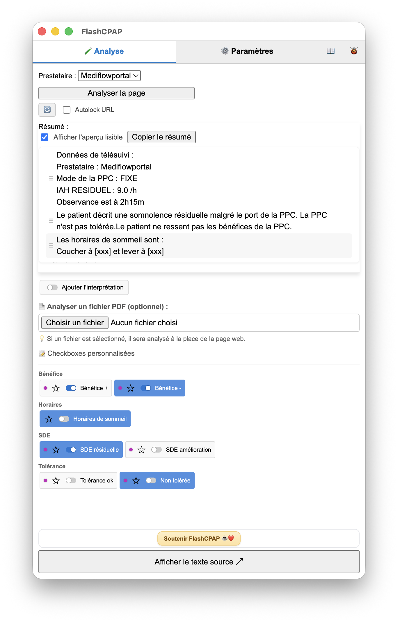 Image 6 — Résultat des groupes dans le résumé